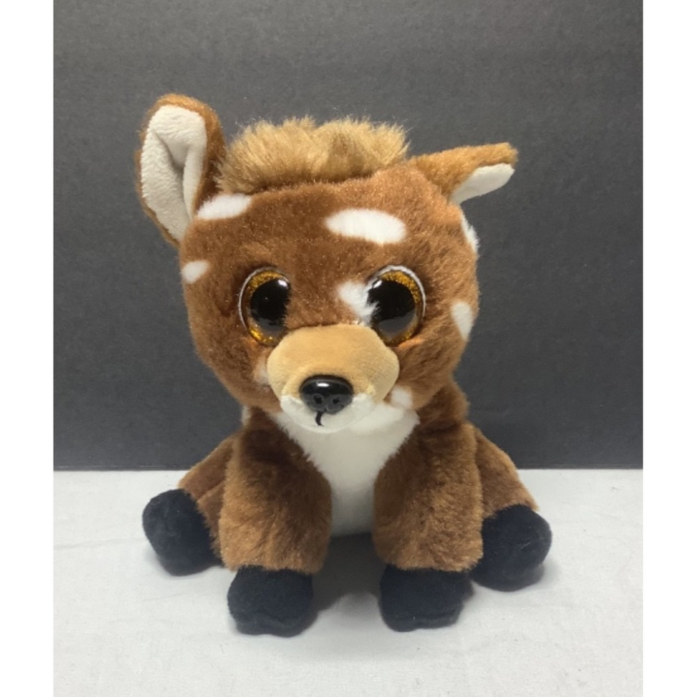 Ty Classic Plush Buckley the Deer 10" Stuffed Animal Toy Big Eyes Velvet ty